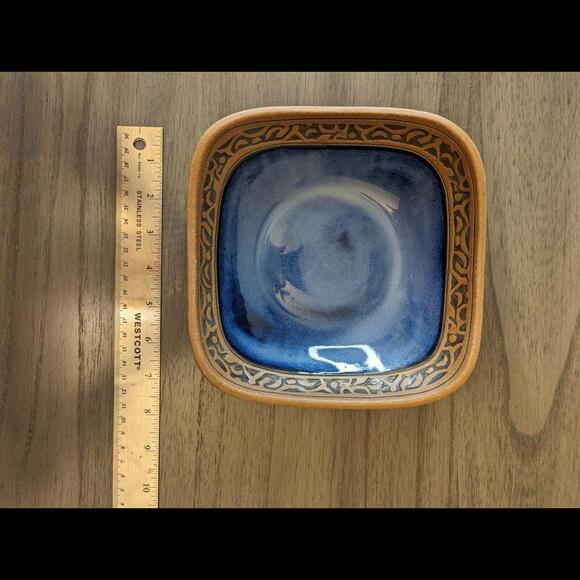 Mineral Springs Potery Bowl Signed By Artist Made In 2000 - Picture 8 of 9